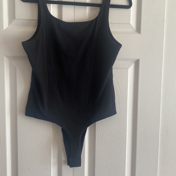 Steve Madden black bodysuit size L new with tags snap bottom - Picture 5 of 7